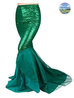 Plus Size Faux Leather Pleated High Waist Maxi Mermaid Skirt